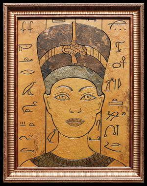 Нефертити - картины из камня