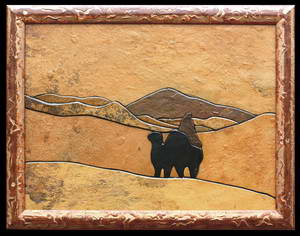 Верблюд в пустыне - картины из камня