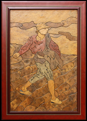 "Сеятель" Ван Гог - картины из камня